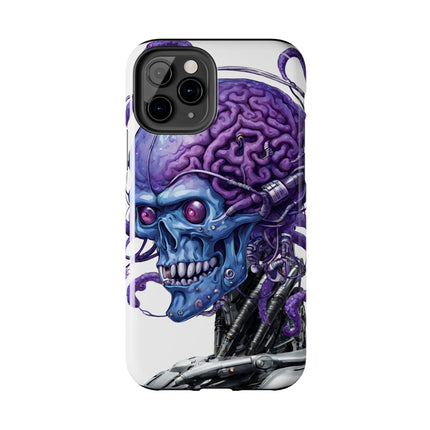 BLUE ALIEN SKULL Phone Case