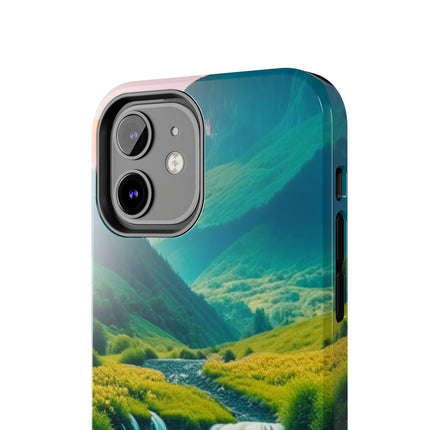 FLOWER CASCADE MOUNTAINS Phone Case