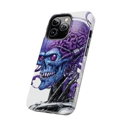 BLUE ALIEN SKULL Phone Case