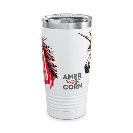 AMERICORN PATRIOT SERIES PATRIOTIC UNICORN Tumbler - Freedom Loving Traveler Cup