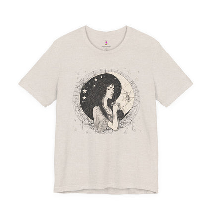 MOON GODDESS T-Shirt - Mystical Lunar Feminine Divine Art Tee