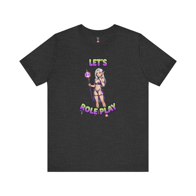LET'S ROLE PLAY T-Shirt Provocative Seductive Sexy Cartoon Tee