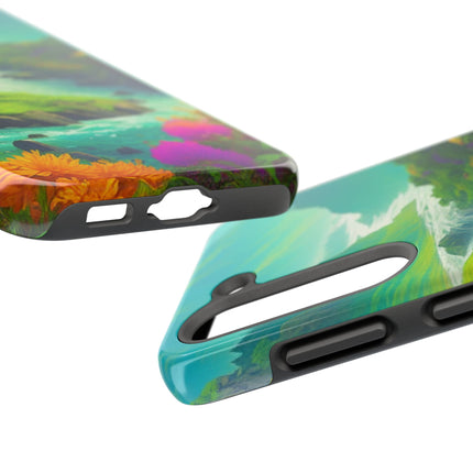 RIVER SPRING FLOWER VALLEY Phone Case