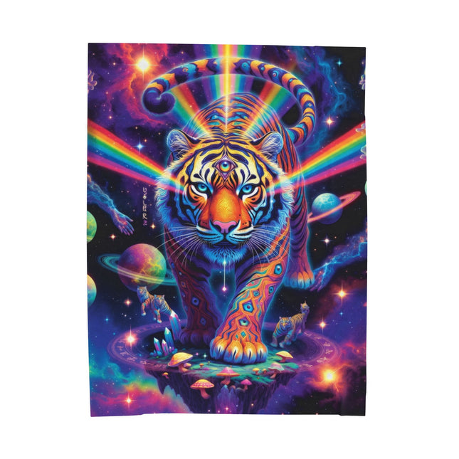 EYE OF THE TIGRESS Galaxy Psychedelic Blanket