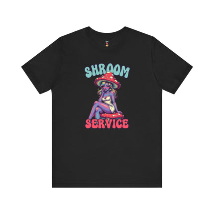 SHROOM SERVICE T-Shirt Provocative Seductive Sexy Cartoon Tee