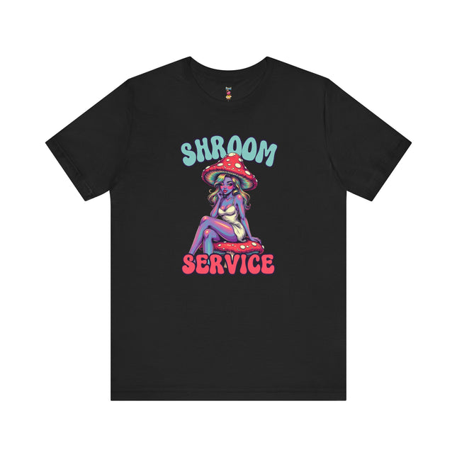 SHROOM SERVICE T-Shirt Provocative Seductive Sexy Cartoon Tee