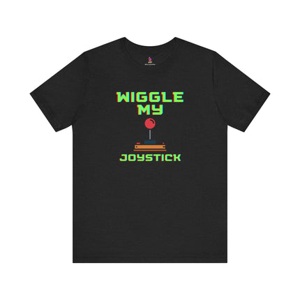 WIGGLE MY JOYSTICK T-Shirt - Funny Gamer Adult Humor Tee