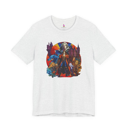 CREATURES OF THE CASTLE Video Game Inspired Collage T-Shirt - Retro Gaming Tribute Tee