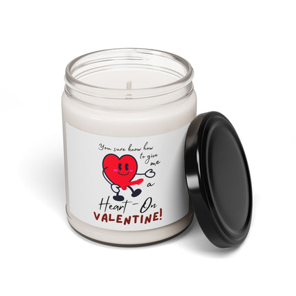 YOU GIVE ME A HEART-ON VALENTINE! Adult Humor Gift Candle