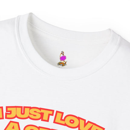 I JUST LOVE A GREAT PEP TALK Pizza Lover T-Shirt - Funny Pepperoni Foodie Graphic Tee