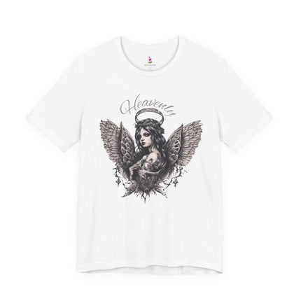 HEAVENLY Butterfly Winged Angel T-Shirt - Beautiful Spiritual Art Tee