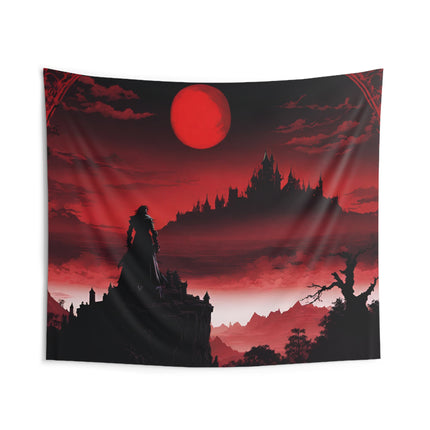 WHAT A HORRIBLE NIGHT TO TRAVERSE THE DARKNESS Video Game Inspired Art Tapestry
