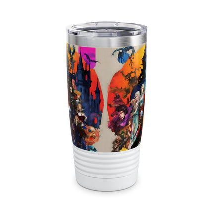 THE FACE OF HIDDEN EVIL OVERSHADOWS THE DUSK - Video Game Inspired Collage Tumbler