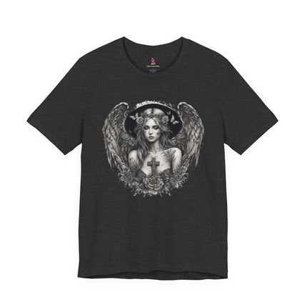 BROKEN BUTTERFLY ANGEL T-Shirt - Damaged Beauty Spiritual Art Tee