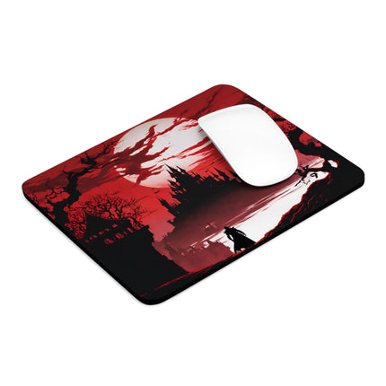 THE MOON ITSELF CAN DEVOUR THE NIGHT Video Game Inspired Mouse Pad