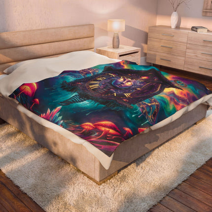 PSYCHEDELIC DIVINE TIME MANIPULATOR Trippy Blanket