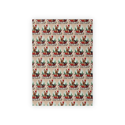 YORKSHIRE TERRIER CHRISTMAS Gift Wrap
