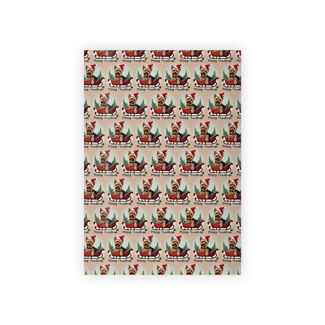 YORKSHIRE TERRIER CHRISTMAS Gift Wrap
