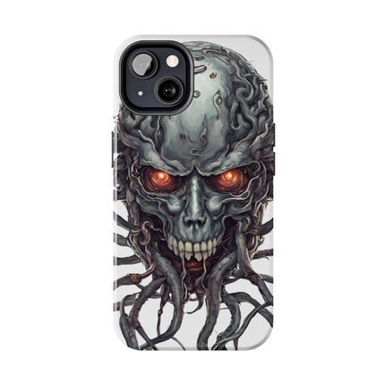 TENTACLED METAL ALIEN SKULL Phone Case