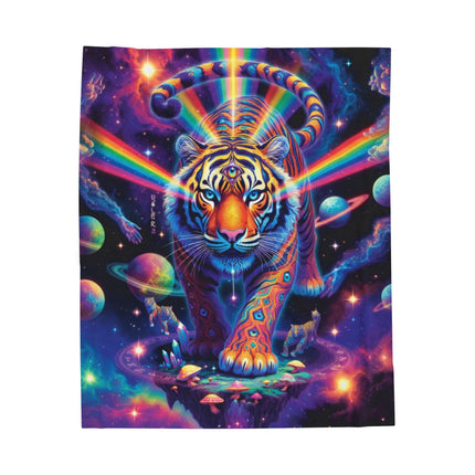 EYE OF THE TIGRESS Galaxy Psychedelic Blanket