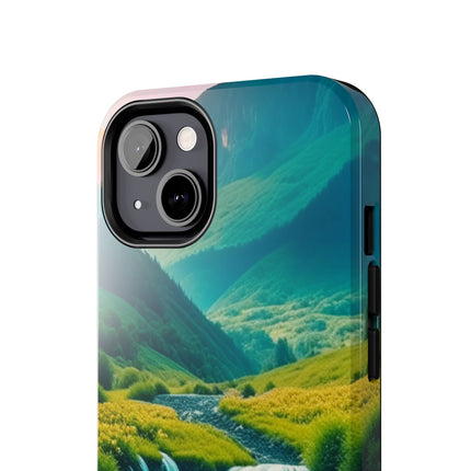 FLOWER CASCADE MOUNTAINS Phone Case
