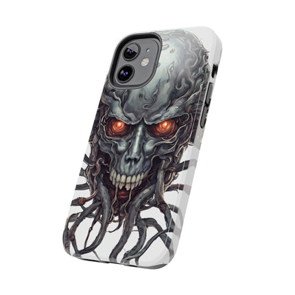 TENTACLED METAL ALIEN SKULL Phone Case