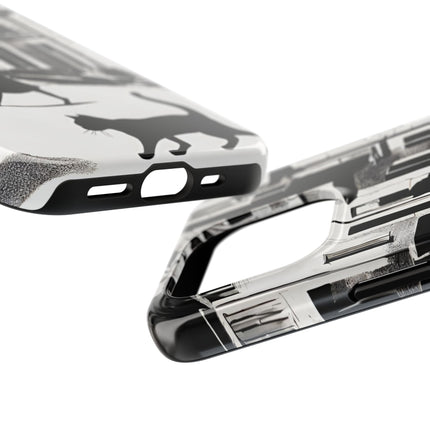 VINTAGE CITY CAT ALLEY WAY Phone Case