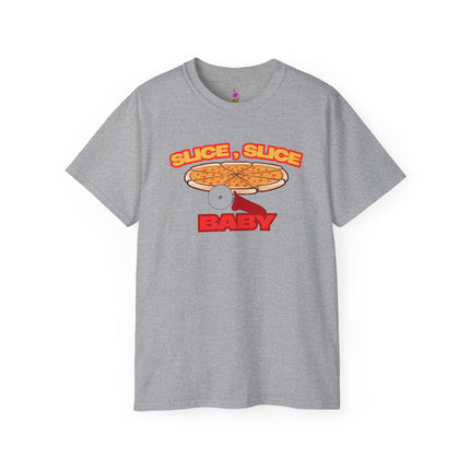 SLICE SLICE BABY Funny Pizza and Music Lover T-Shirt