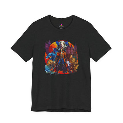 CREATURES OF THE CASTLE Video Game Inspired Collage T-Shirt - Retro Gaming Tribute Tee