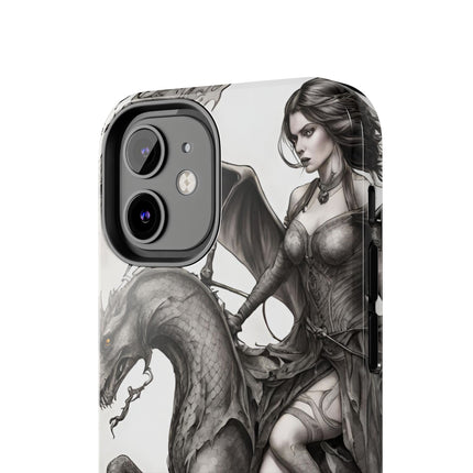 DRAGON AND MORPHING REPTILIAN BEAUTY Phone Case