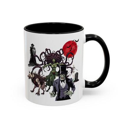 Embrace The Cursed Night Monster Coffee Mug