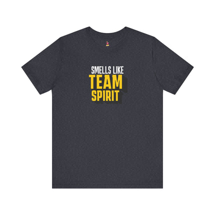 SMELLS LIKE TEAM SPIRIT T-Shirt - Funny Nirvana Parody Team Event Tee
