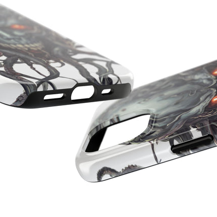 TENTACLED METAL ALIEN SKULL Phone Case