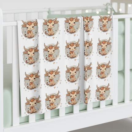 Capricorn Baby Swaddler, Astronomy Goat Changing Blanket, Cute Newborn Baby Shower Gift, Boys Cartoon Style Infant Swaddle Cover