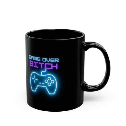 GAME OVER B**** Video Gamer Neon Coffee Cup 11oz