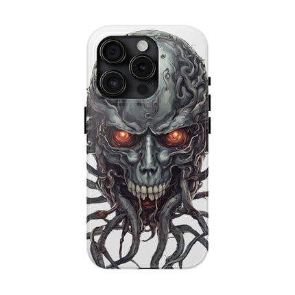 TENTACLED METAL ALIEN SKULL Phone Case