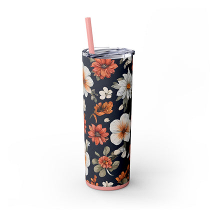FLOWERS BLOSSOM Tumbler- Fitness Gym Workout Travel Drink Holder