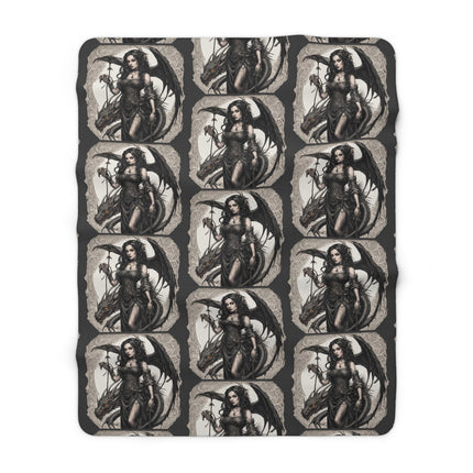 SHAPESHIFTING DRAGON Woman Fleece Blanket
