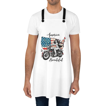 AMERICA THE BEAUTIFUL Woman Rider Apron