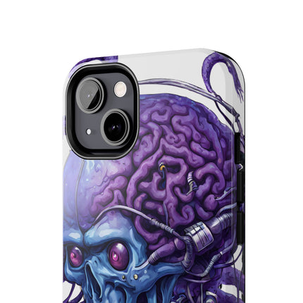 BLUE ALIEN SKULL Phone Case