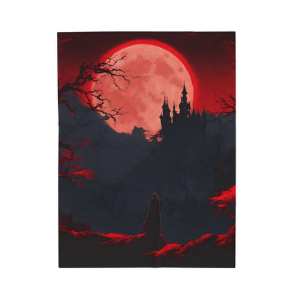 CURSED RING OF LUNAR BLOOD Fleece Throw Video Game Blanket