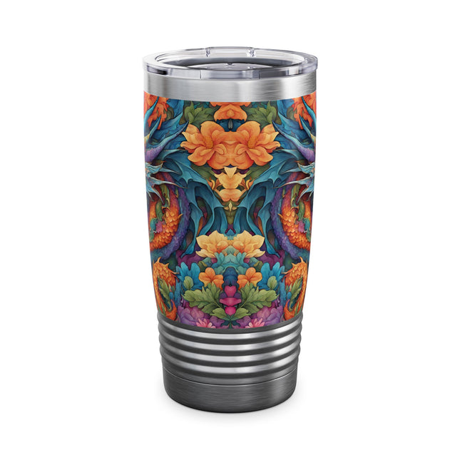 JAPANESE DRAGON FLORAL Tumbler