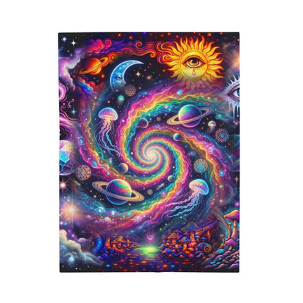 GALAXY VORTEX Psychedelic Blanket