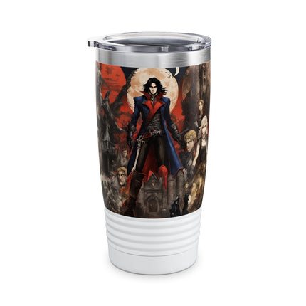 LEGENDARY FIGHTERS ALIGN AGAINST EVIL Tumbler - Video Game Inspired Collage Cup