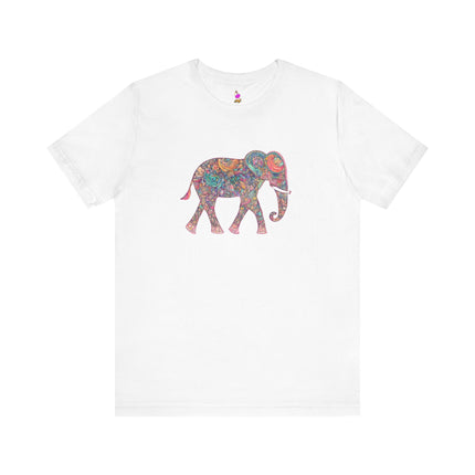 PATTERN ELEPHANT T-Shirt - Beautiful Decorative Animal Art Tee