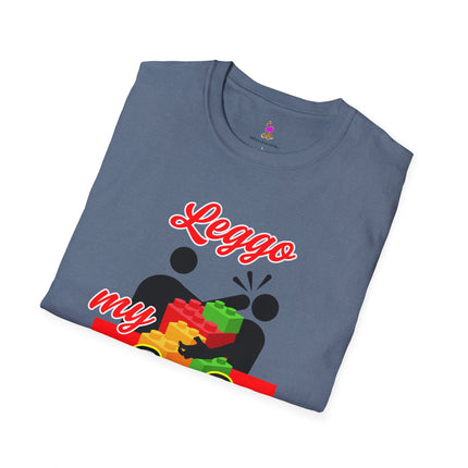 LEGGO MY LEGOS Spoof T-Shirt - Funny 90s Eggo Waffles Parody Tee
