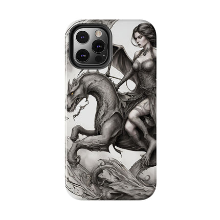 DRAGON AND MORPHING REPTILIAN BEAUTY Phone Case