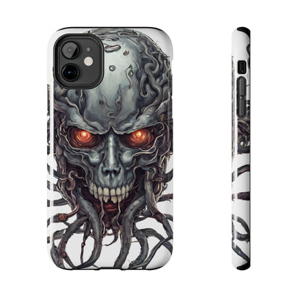TENTACLED METAL ALIEN SKULL Phone Case
