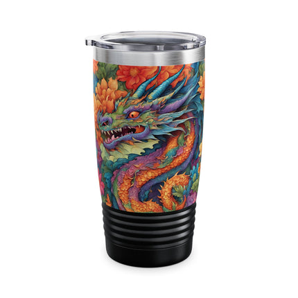 JAPANESE DRAGON FLORAL Tumbler