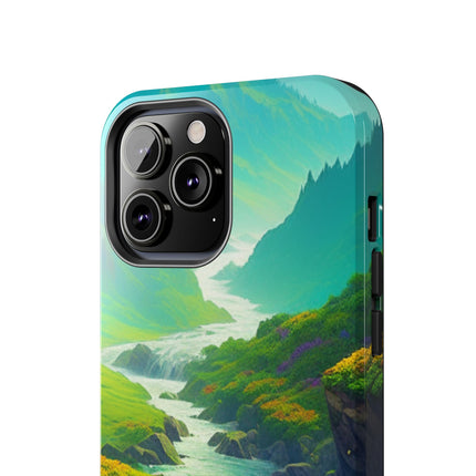 RIVER SPRING FLOWER VALLEY Phone Case